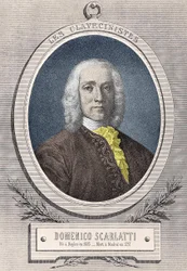 Portrait of Domenico Scarlatti (1685-1757), Italian composer
