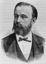 Portrait of Drouardel. Engraving in 