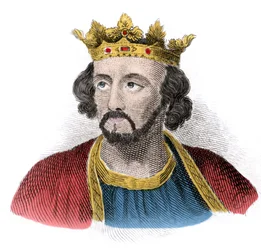Portrait of Edward I of England, King of England (engraving)