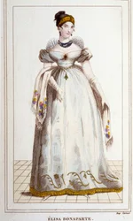 Portrait of Elisa Bonaparte (Maria Anna dit Eliza)