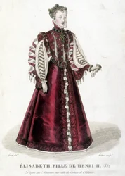 Portrait of Elisabeth, daughter of Henry II, King of France (1519-1559)