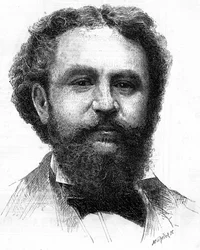 Portrait of Emile Bergerat (1845-1923), French writer