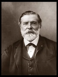 Portrait of Etienne-Jules Marey (1830-1904); English scientist and chronophotographer; inventor of sphygmograph and a pioneer of photography and cinema. Photo by Nadar, Paul (1856-1939).