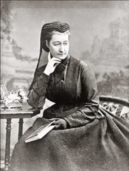 Portrait of Eugenia, wife of Napoleon III and queen of the French. 19th century