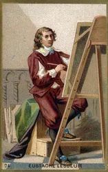 Portrait of Eustache Le Sueur, French painter, designer and decorator