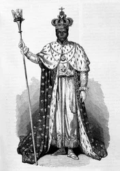 Portrait of Faustin Soulouque, Emperor of Haiti (Engraving, 1856)
