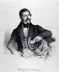 Portrait of Felice Romani, librettist, poet and Italian critic (1788-1865)
