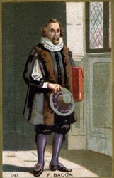 Portrait of Francis Bacon, statesman and English philosopher