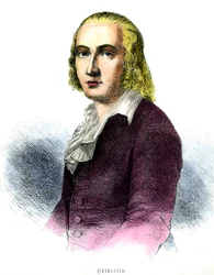 Portrait of Friedrich Holderlin, German Poet