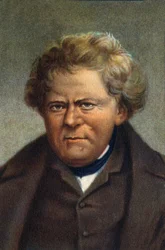 Portrait of George Ohm, German physicist