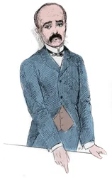 Portrait of Georges Benjamin Clemenceau (1841-1929) French politician during the discussions on the question of Tonkin and France