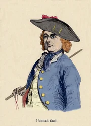 Portrait of Hannah Snell (1723-1792) female soldier, was an Englishwoman who took the role of a man to become a soldier
