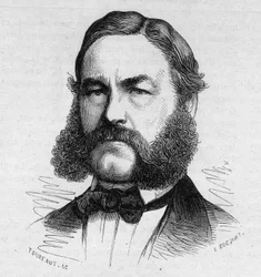 Portrait of Henri (Heinrich) Barth, German traveler and explorer (1821-1865)