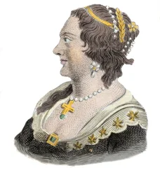 Portrait of Henriette Marie of France, Queen Consort of England
