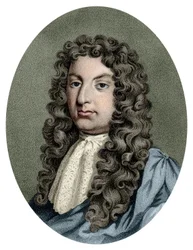 Portrait of Henry Purcell (1659 - 1695), British composer.