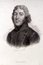 Portrait of Hoche, engraving of the 19th century