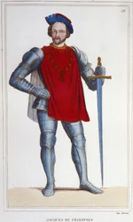 Portrait of Jacques de Chabannes Lord of La Palice. Marshal of France 1470-1525.