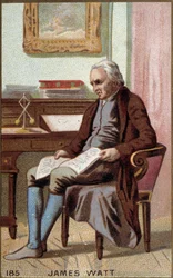 Portrait of James Watt (1736-1819), British engineer