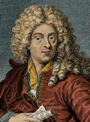 Portrait of Jean-Baptiste Lully (Giovanni Battista Lulli) (1632-1687) - Engraving