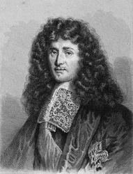 Portrait of Jean-Baptiste Colbert (1619-1683), French politician - in 