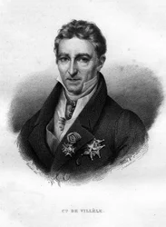 Portrait of Jean Baptiste Comte de Villele, French Politician (1773 - 1854)