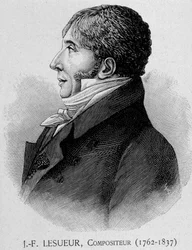 Portrait of Jean Francois Lesueur (1762 - 1837), French composer