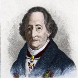 Portrait of Johann Wolfgang Goethe, German writer