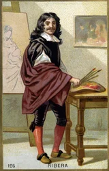 Portrait of Jose de Ribera, Spanish painter and engraver