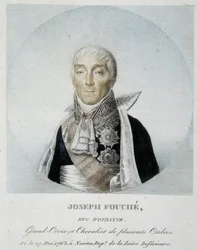 Portrait of Joseph Fouché, Duke of Otranto, Grand Cross and Knight of several orders