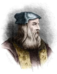 Portrait of Leonardo da Vinci (1452-1519), Italian painter.