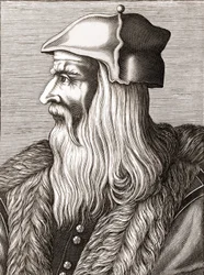 Portrait of Leonardo da Vinci (1452 - 1519)
