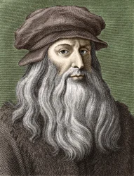Portrait of Leonardo da Vinci