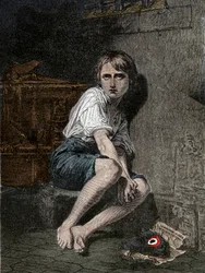 Portrait of Louis XVII at the Prison of the Temple, Paris