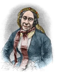 Portrait of Madame Desbordes Valmore (Marceline Felicite Josephine Desbordes-Valmore)