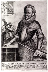 Portrait of Maurice de Nassau, Prince of Orange