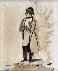 Portrait of Napoleon I (the hand on the belly)