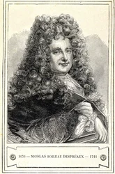 Portrait of Nicolas Boileau Despreaux, Engraving