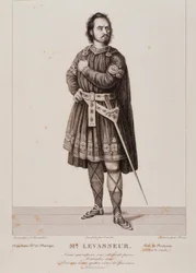 Portrait of Nicolas Prosper Levasseur as Bertram in the opera Robert le Diable (1831)