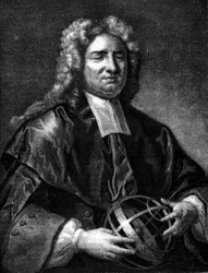 Portrait of Nicolas Saunderson (1682-1739), Blind Professor of Mathematics at the University of Cambridge (Engraving)