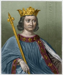 Portrait of Philip IV, King of France - in Histoire des Francais by Lavallee