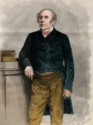 Portrait of Pierre Antoine Berryer, French Lawyer and Politician. Engraving in 