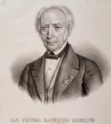 Portrait of Pietro Raimondi (engraving)