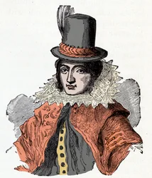 Portrait of Pocahontas, then Rebecca Rolfe