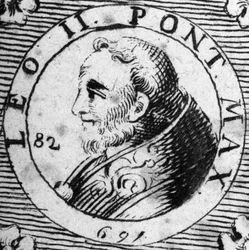 Portrait of Pope Leo II (682-683)