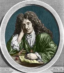 Portrait of Richard Delalande, superintendent of the Music of the King; b. 15 Dec. 1657 in Paris; d. 18 Jan. 1726.