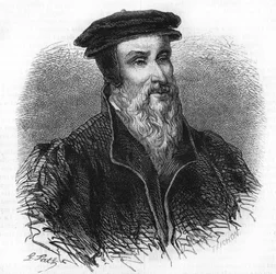 Portrait of Robert I Estienne (1498-1559), humanist, publisher and printer.