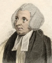 Portrait of Robert Lowth, English bishop, linguist and professor of poetry at Oxford University. 19th century engraving.