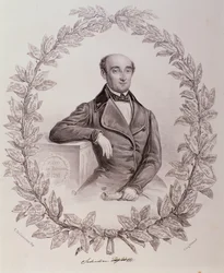 Portrait of Salvatore Taglioni (engraving)