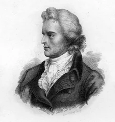 Portrait of Schiller (1759-1805), German poet and playwright