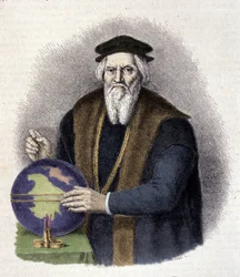 Portrait of Sebastien Cabot (1476-1557), Italian navigator. (Sebastiano Caboto)